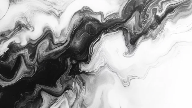 Black and white watercolor texture creating a calming desktop wallpaper.