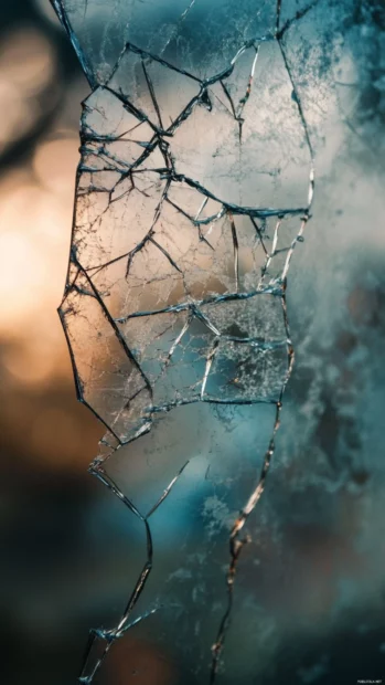 Broken screen wallpapers for iPhone with stunning cracked detail effects.