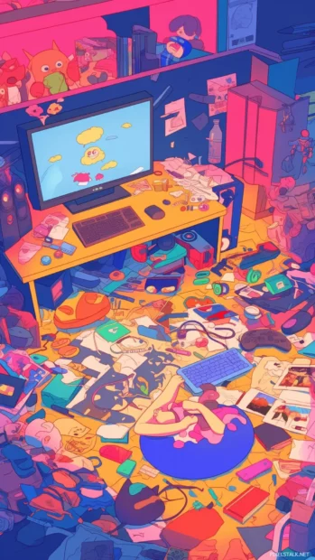Cartoon wallpapers free download inspired by 90s TV and cozy vibes.