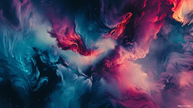 Cool Moving Wallpapers blending abstract motion graphics with cyberpunk textures.