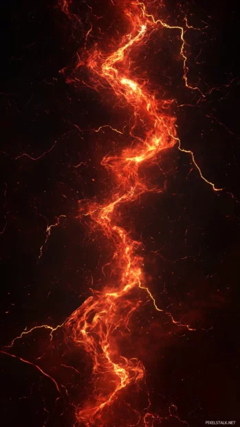 Cool Moving Wallpapers with animated lightning arcs flashing on dark backgrounds.