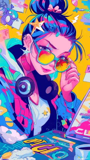 Cool cartoon wallpapers free download inspired by 90s cartoon rebellion aesthetic.