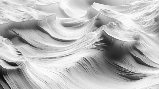 Cool shifting sand patterns moving like flowing waves.