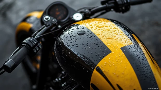 Custom painted Harley Davidson tank up close, stylish Harley Davidson wallpapers for PC.