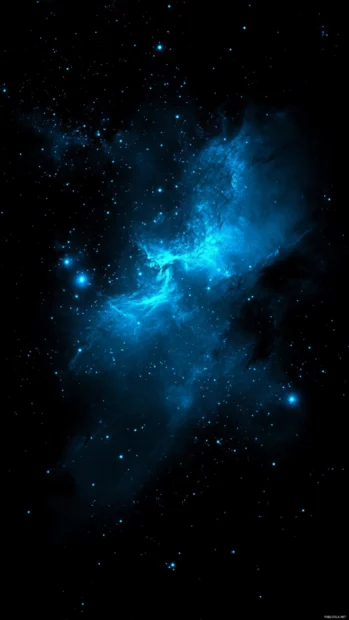 Dark sci fi wallpaper with subtle blue highlights.