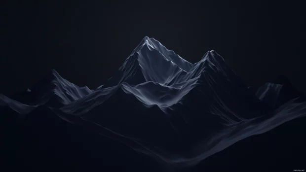 Dark slate Desktop Lock screen providing a modern, clean backdrop.