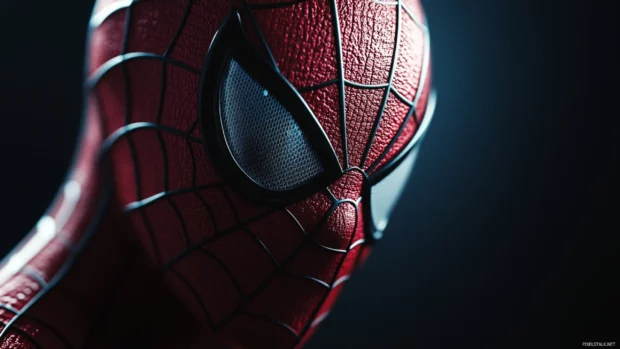 Dark themed Spider Man wallpaper in high resolution 4K, ideal for fans of Spider Man PC wallpapers.