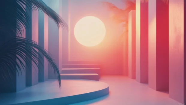 Dreamy tones with minimalist aesthetic background 4K, soft shadows and highlights.