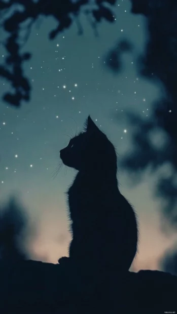 Elegant Dark Lock screen Wallpapers with soft gradients blending into night tones.