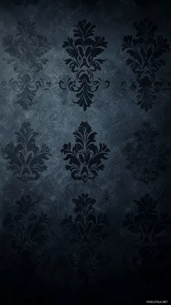 Faint black patterns overlaying smooth deep backgrounds.