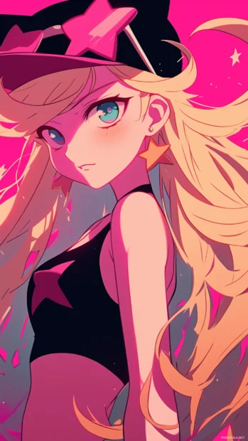Famous animated cartoon wallpapers with stars, sparkles, and mischief.