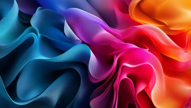Fluid gradient design for Windows 11 lock screen background.