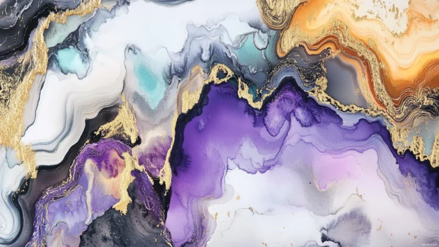 Fluid splash watercolor background with dynamic effects.