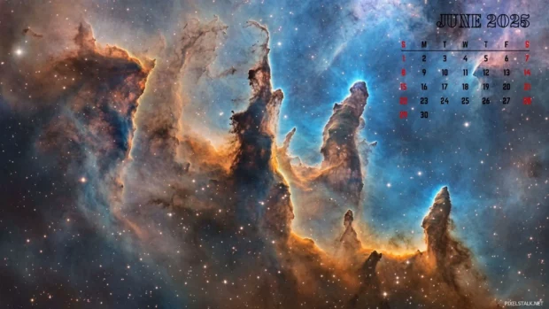 Free Download June 2025 Calendar Backgrounds HD for Desktop.