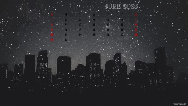 Free Download June 2025 Calendar Wallpapers HD for Mac.
