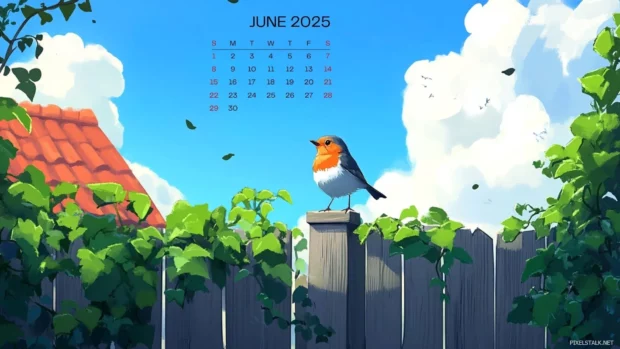 Free download June 2025 Calendar Backgrounds.