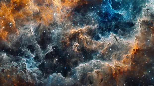 Frozen tundras trembling under cosmic sighs.