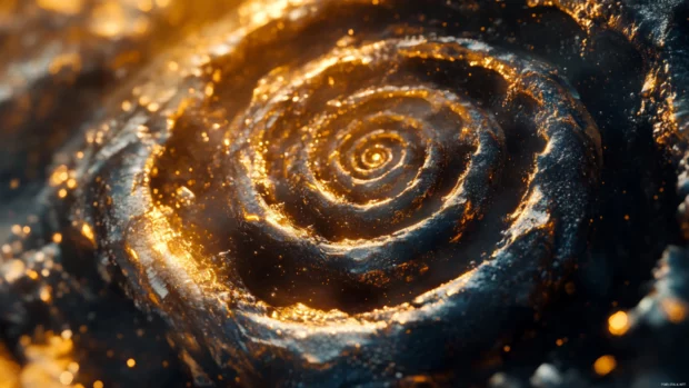 Galaxy spiral becomes the focal point in this high detail 4K desktop visuals concept.