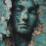 Grunge aesthetic lock screen wallpapers create a bold backdrop blending distressed textures under soft light.