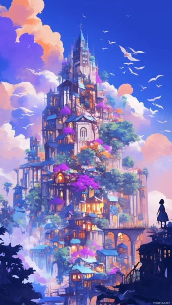 HD cartoon wallpapers filled with fairytale scenes and lovable characters.
