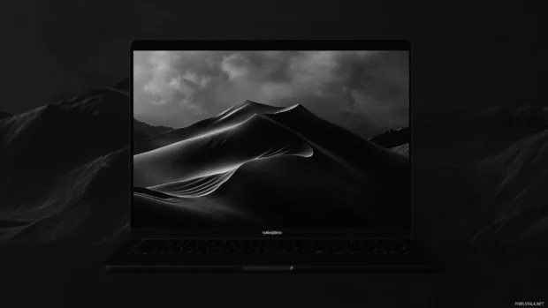 High resolution black theme, inspired by Minimalist black wallpaper PC.