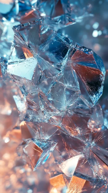 High resolution broken glass screen wallpaper designed for iPhone.