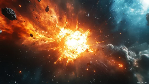 High resolution universe horizon perfect for Space PC Wallpapers lovers.