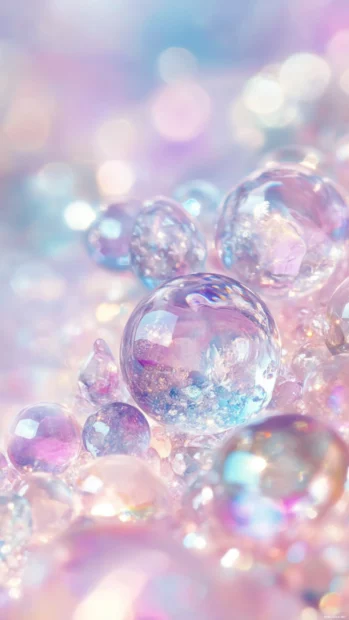 Immerse your lock screen with pastel aesthetic lock screen wallpapers blending soft tones in a dreamy pattern.