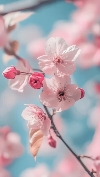 Lock screen Wallpapers 4K aesthetic with delicate pastel tones blending softly into dreamy patterns.