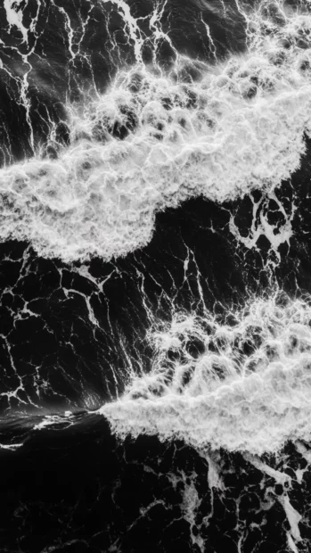 Lock screen Wallpapers with minimal black and white marble patterns.