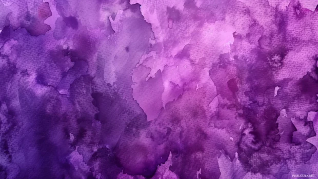 Luxurious purple watercolor background with rich, deep shades .