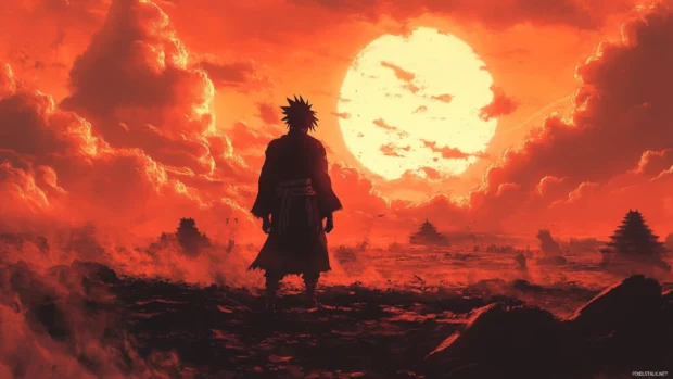 Madara standing tall during the Fourth Ninja War.