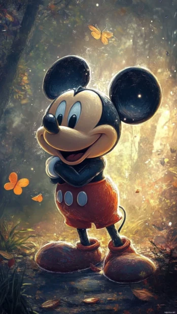 Magical Mickey Mouse wallpapers captured with nostalgic disney feel.