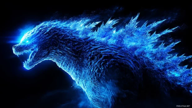 Massive energy spikes erupting in Supercharged Godzilla HD wallpapers for cinematic displays.