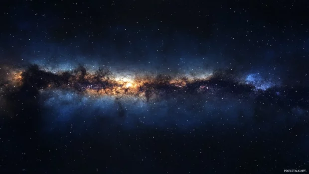 Milky Way stars wallpaper featuring stars spanning the night horizon.