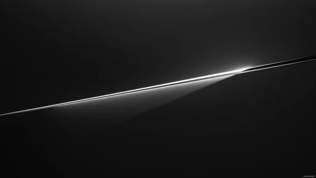 Minimal lines of dark neon slicing across black illuminated by Minimalist dark neon wallpaper.