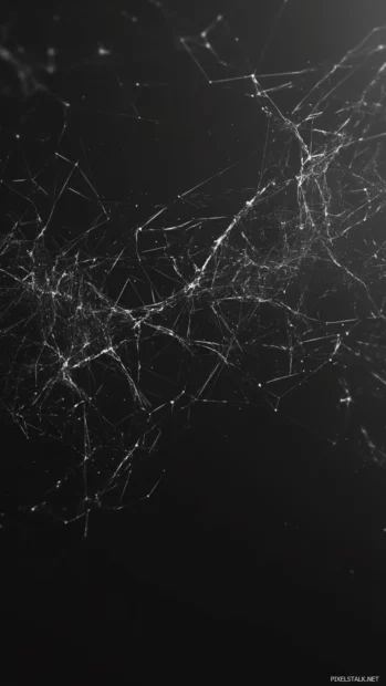 Minimalist Broken Screen wallpaper for iPhone with faint fracture details.
