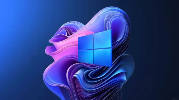 Minimalist Windows 11 lock screen wallpaper aesthetic with 4K resolution, blending modern curves and subtle gradients.
