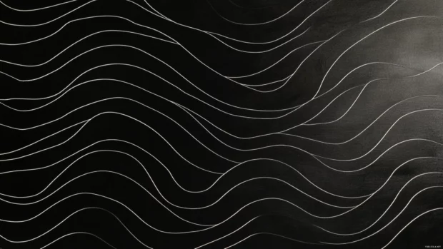 Minimalist moving wallpaper with elegant lines gliding smoothly on black canvas.