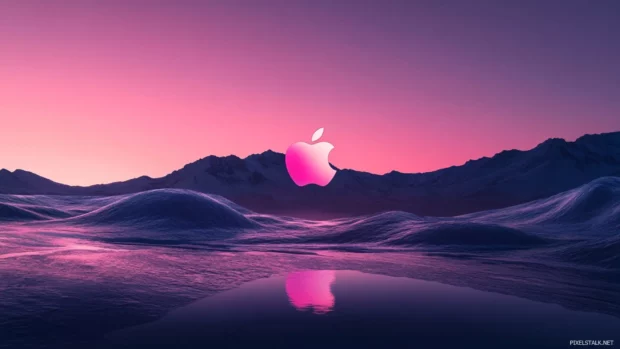 Modern Apple Desktop Wallpaper combined with MacOS Ventura background elements.