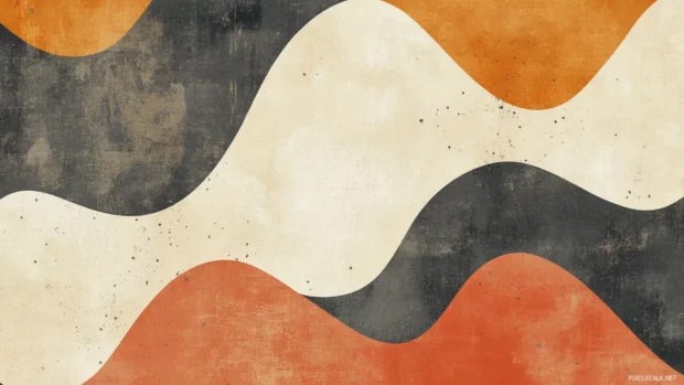 Muted abstract background with retro desktop wallpapers HD design for workspace.