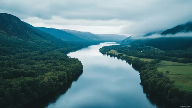 Peaceful riverside scenery from the top Nature PC Wallpapers search trends, ideal for meditation and focus.
