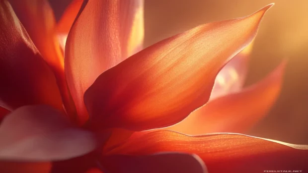 Petal close up wallpaper, ultra detailed Orchids in natural light, soft background blur.