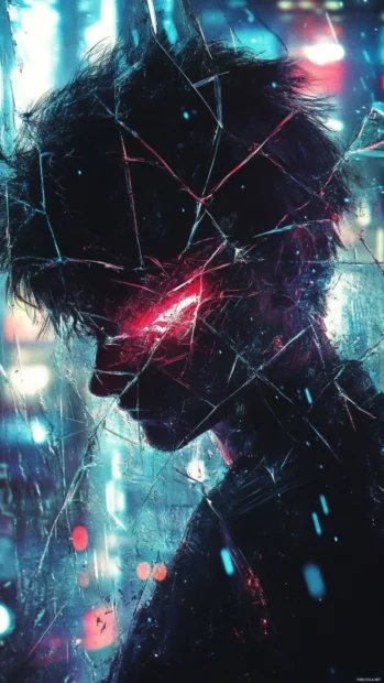 Popular broken iPhone screen wallpaper designs in resolution.