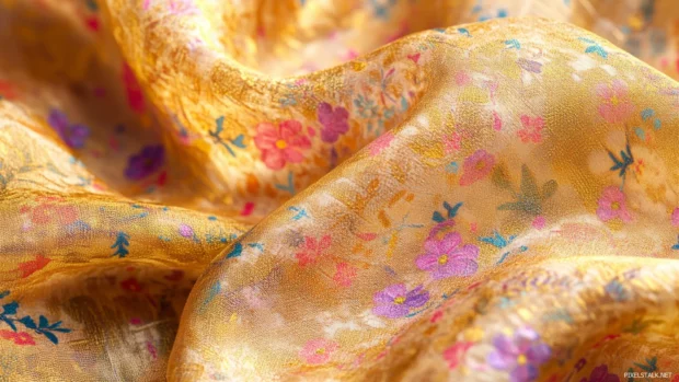 Pretty Computer Wallpapers HD, Pretty landscape of wildflower fields under golden sun.