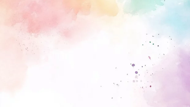 Rainbow watercolor background with a spectrum of colors.