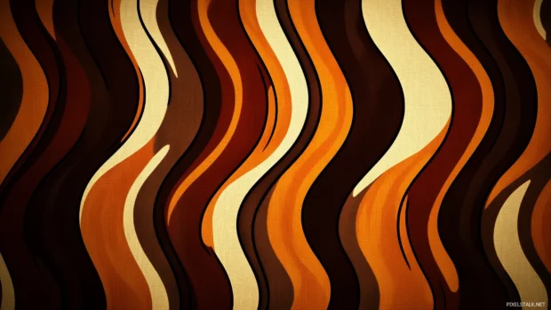 Retro style wallpaper, 70s pattern design, vintage.