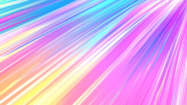 Retro sunburst background, colorful rays, pastel stripes, flat vector design, vintage poster style.