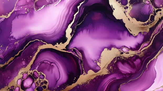 Rich purple watercolor background with deep, luxurious tones.