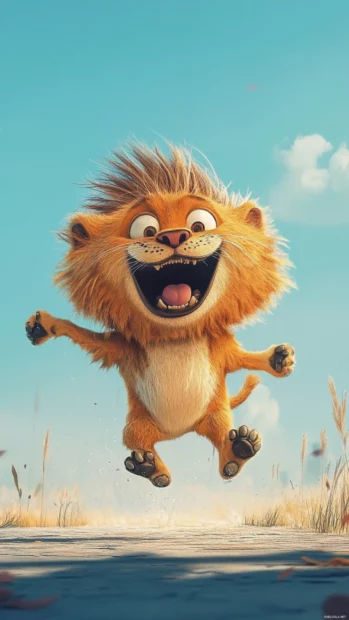Silly Funny Lock screen Wallpapers showcasing clumsy animals in action.